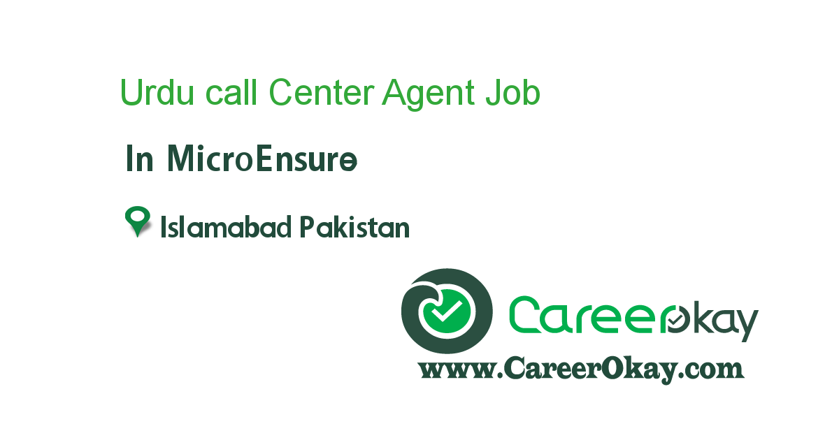 Urdu call Center Agent