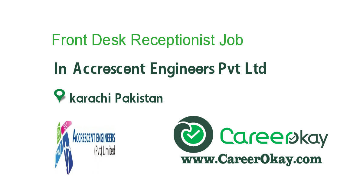 Front Desk Receptionist
