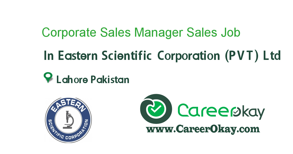 Corporate Sales Manager 