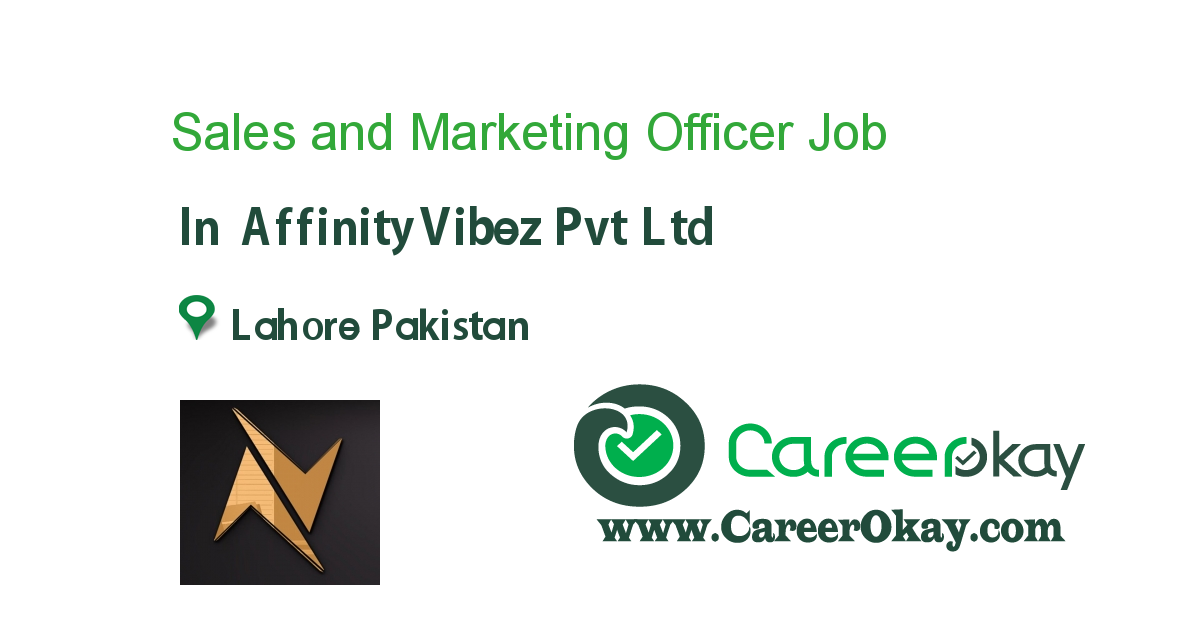 Sales and Marketing Officer 