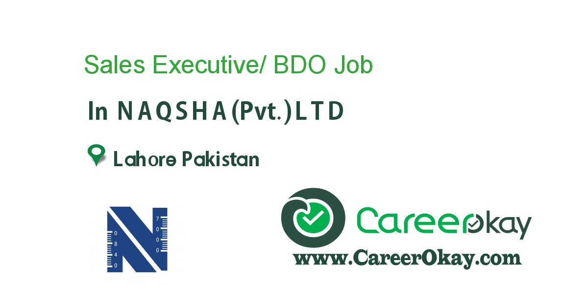 Sales Executive/ BDO 