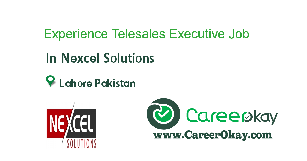 Experience Telesales Executive