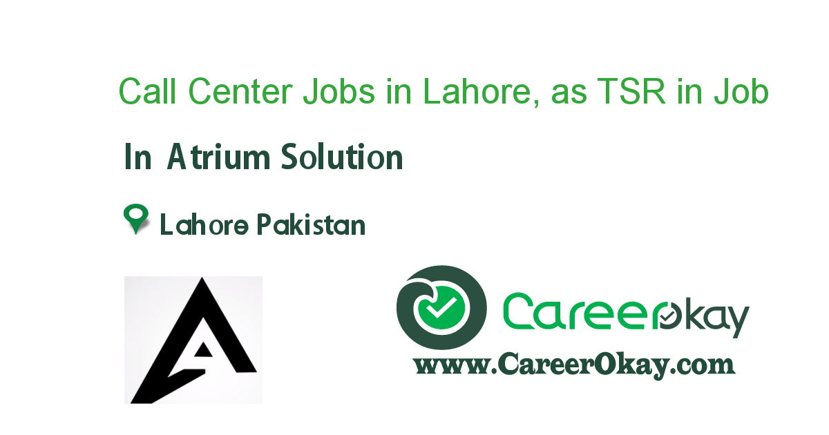 Call Center Jobs in Lahore, as TSR in USA Campaign