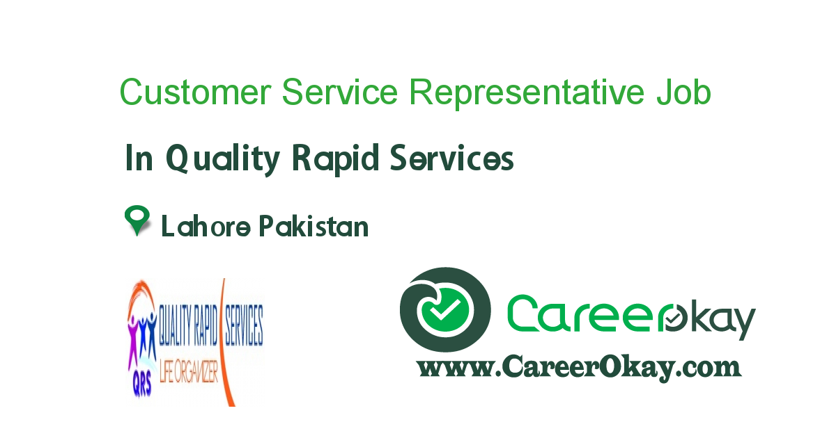  Customer Service Representative 