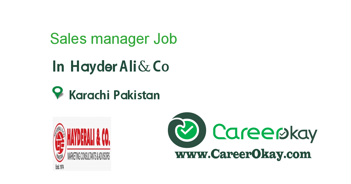 Sales manager