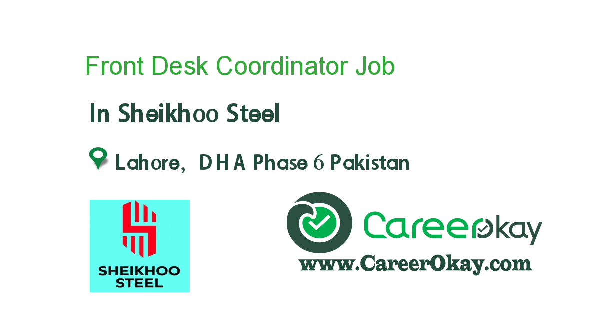 Front Desk Coordinator