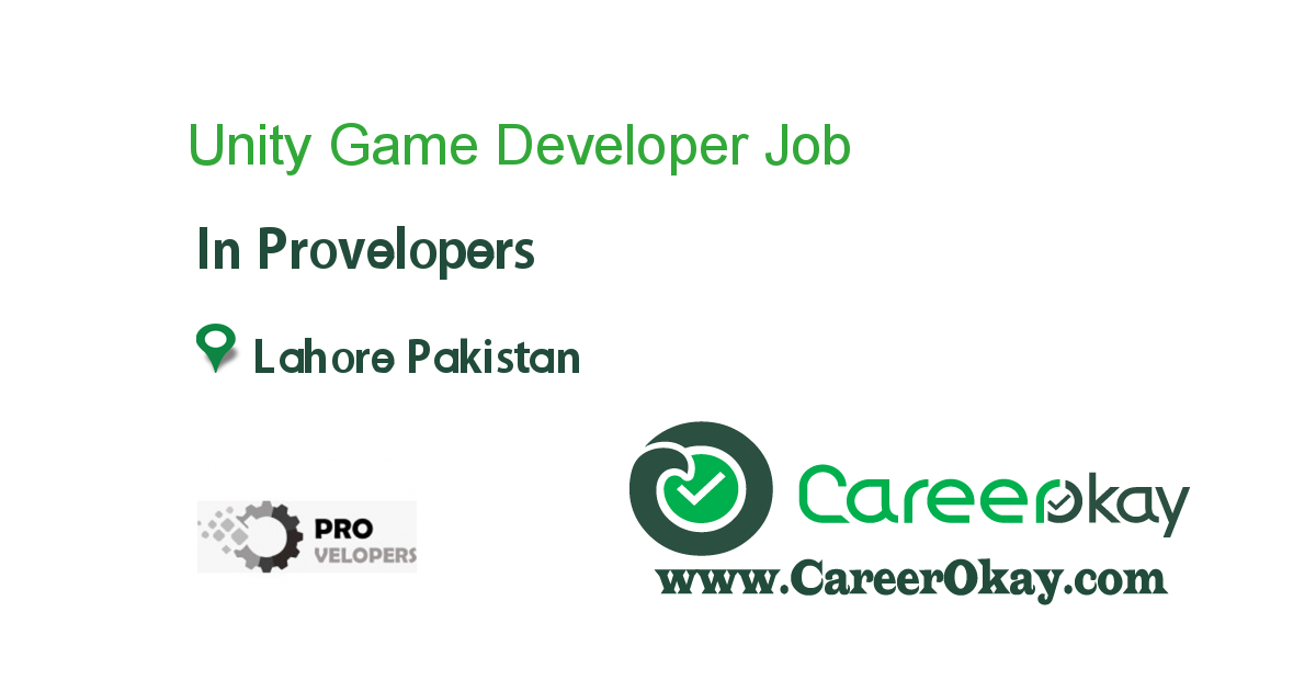 Unity Game Developer