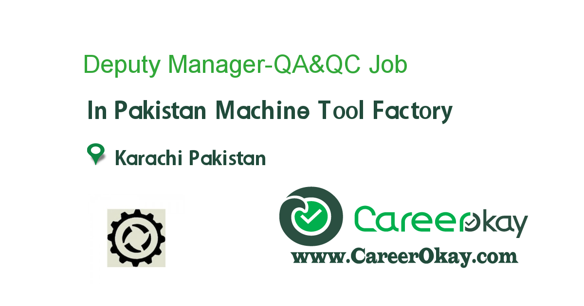 Deputy Manager-QA&QC