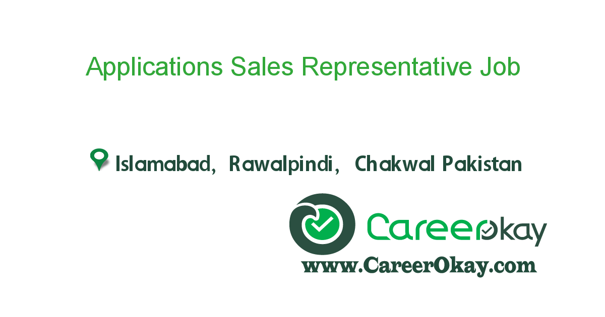 Applications Sales Representative 