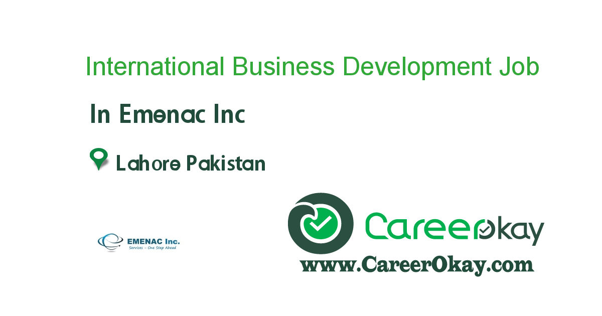 International Business Development Specialist 