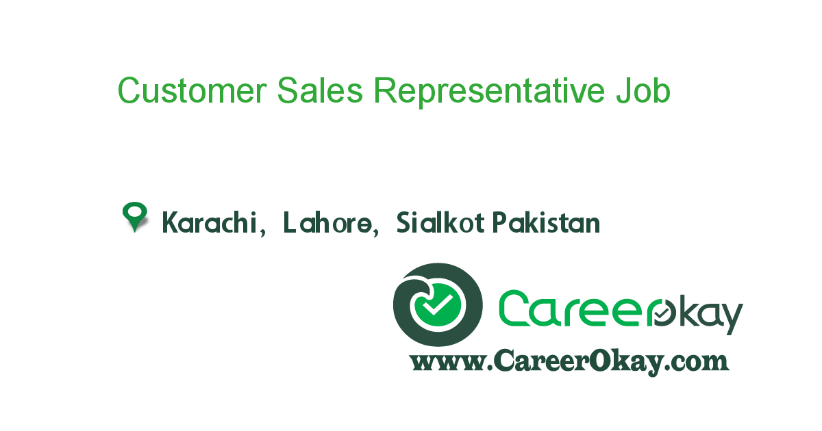 Customer Sales Representative 