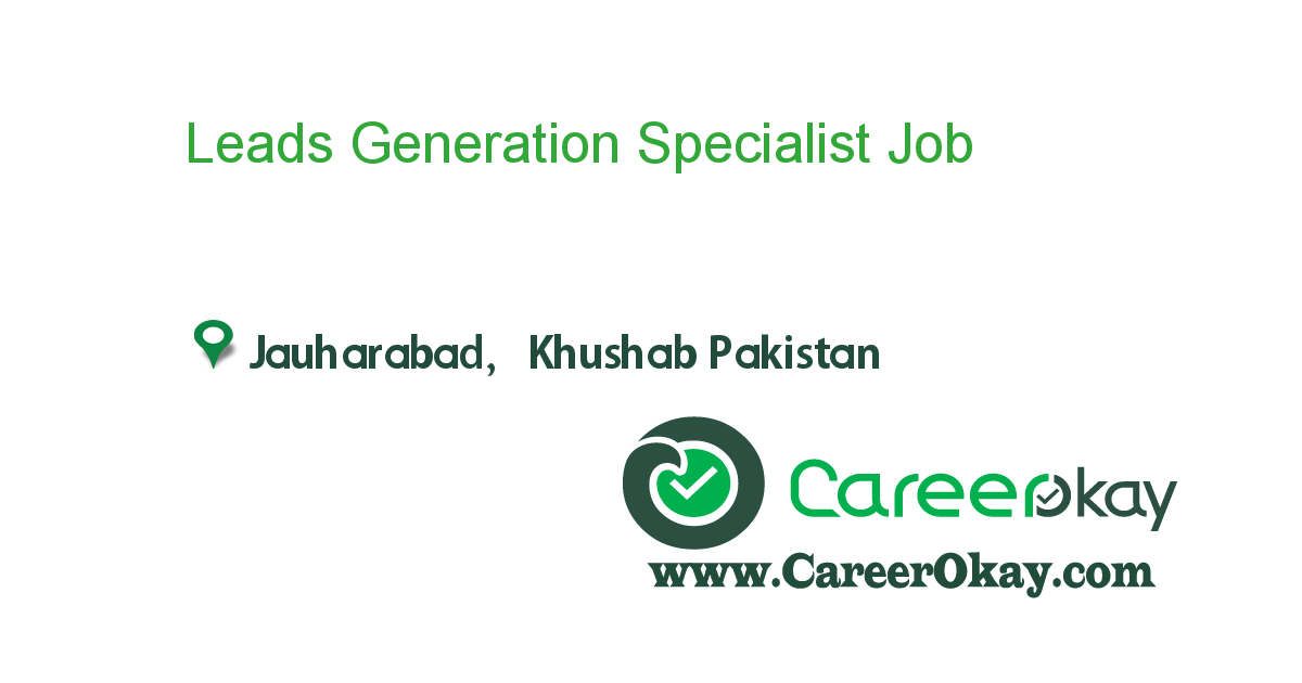 Leads Generation Specialist