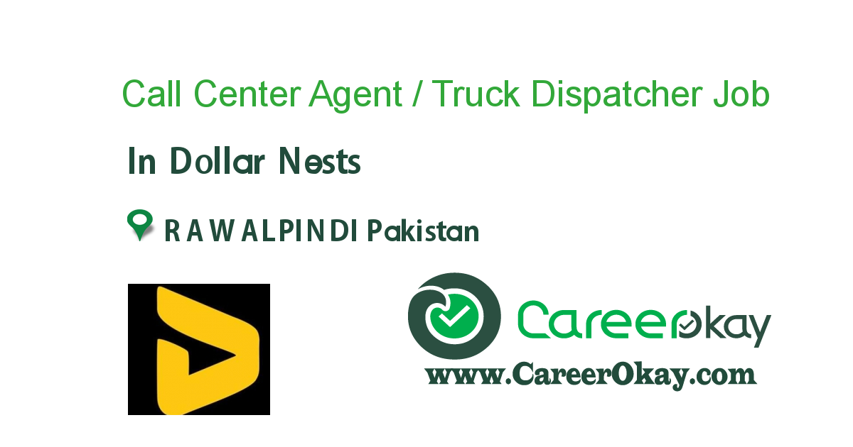 Call Center Agent / Truck Dispatcher 
