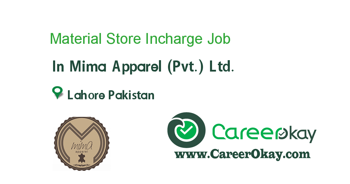 Material Store Incharge