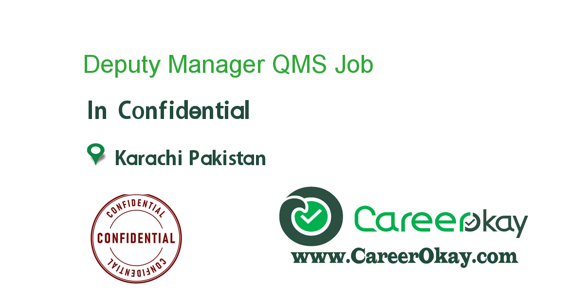 Deputy Manager QMS
