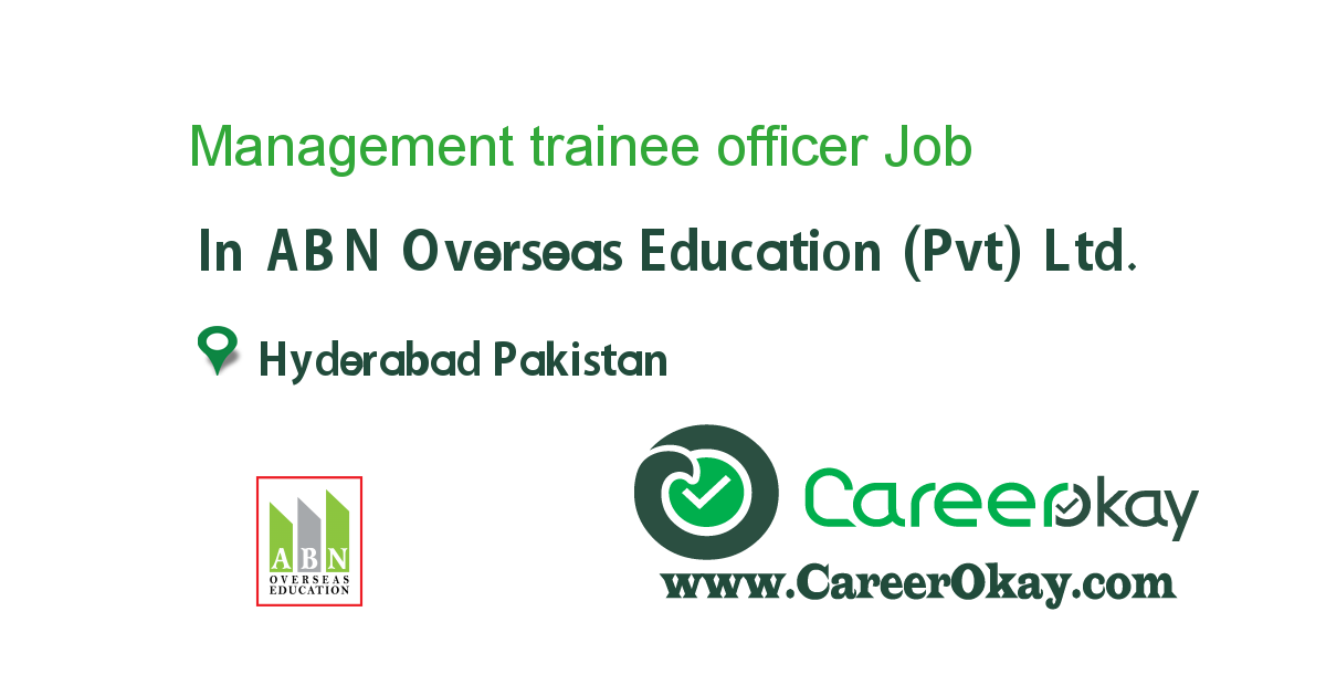 Management Trainee Officer ( Karachi )