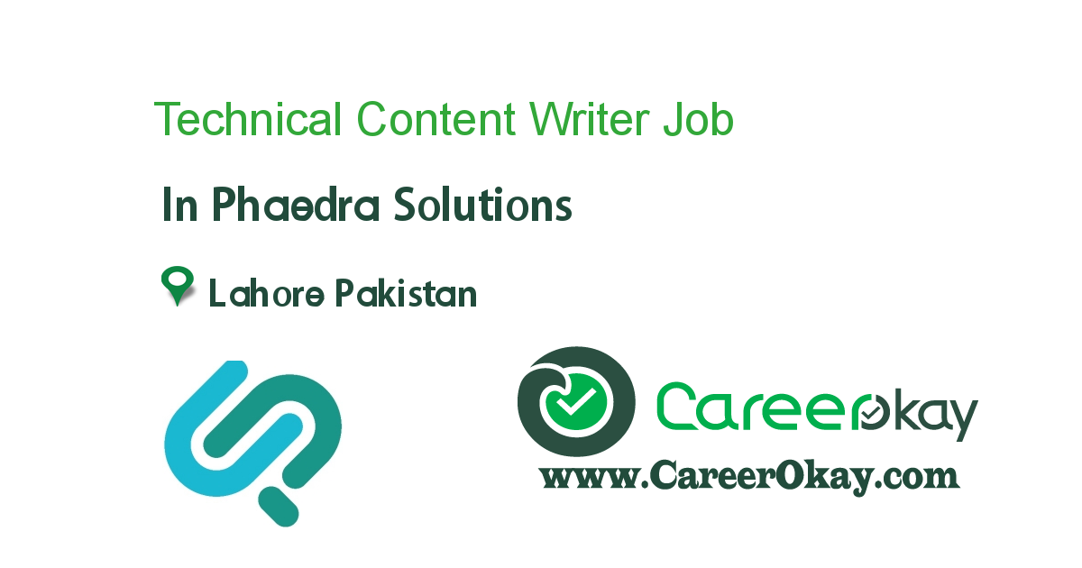 Technical Content Writer