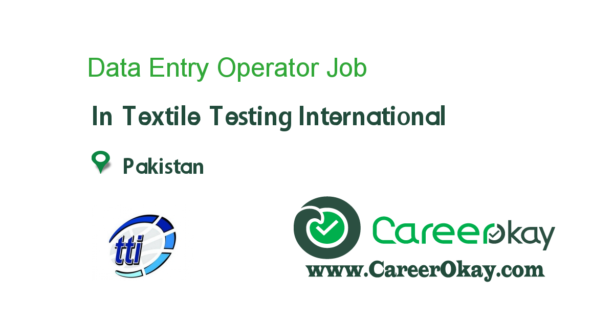 Data Entry Operator