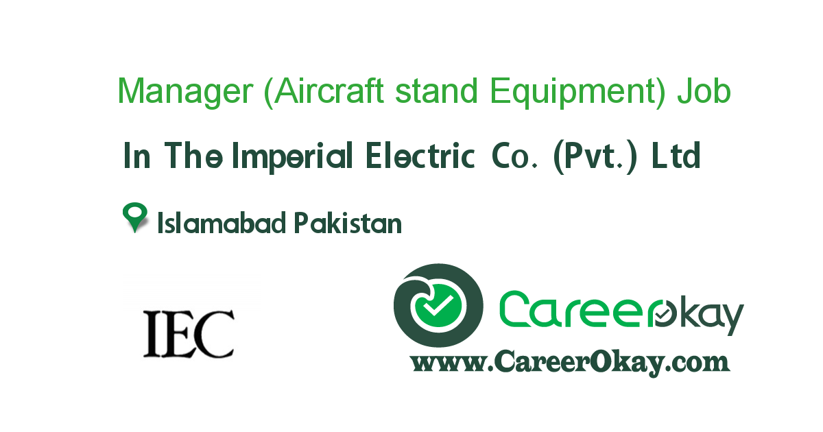 Manager (Aircraft stand Equipment)