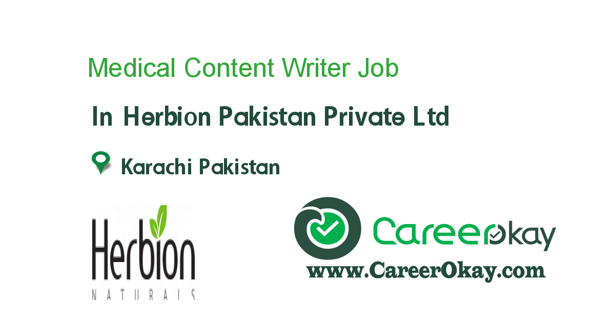 Medical Content Writer