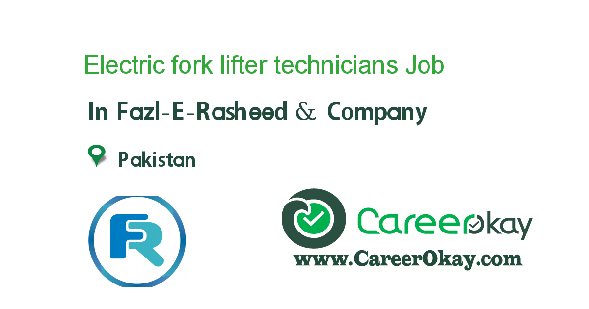 Electric fork lifter technicians