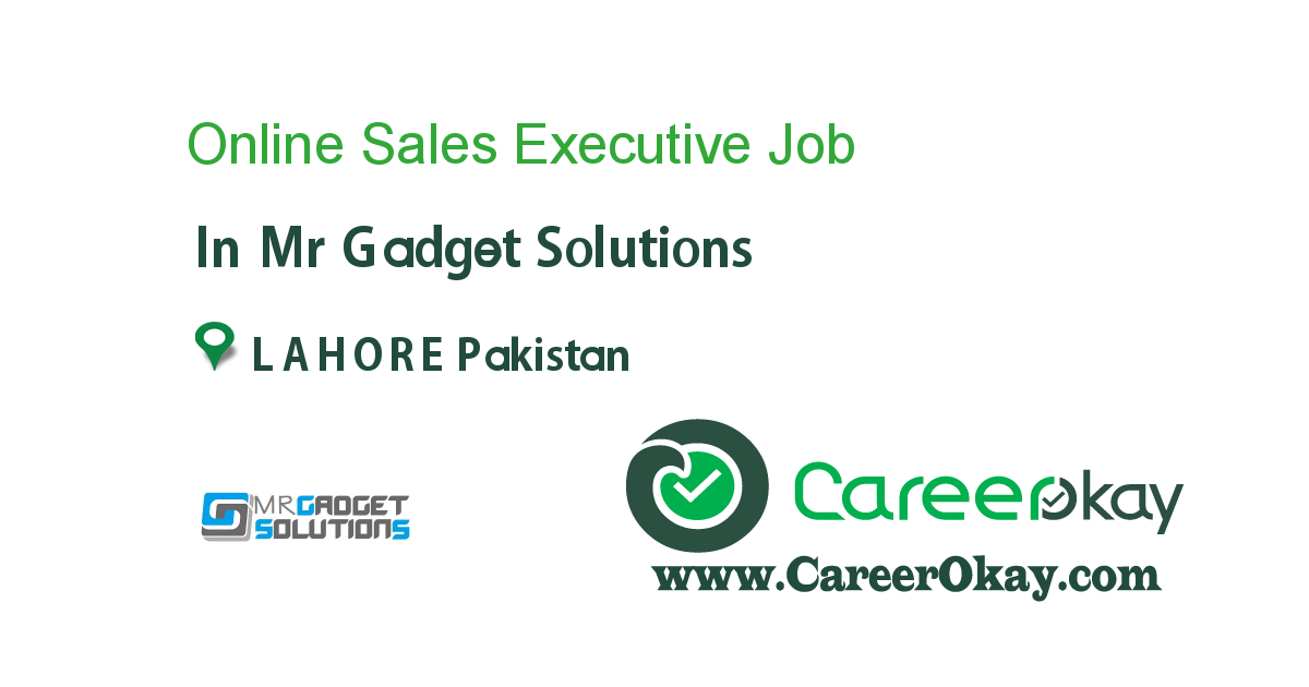 Online Sales Executive 