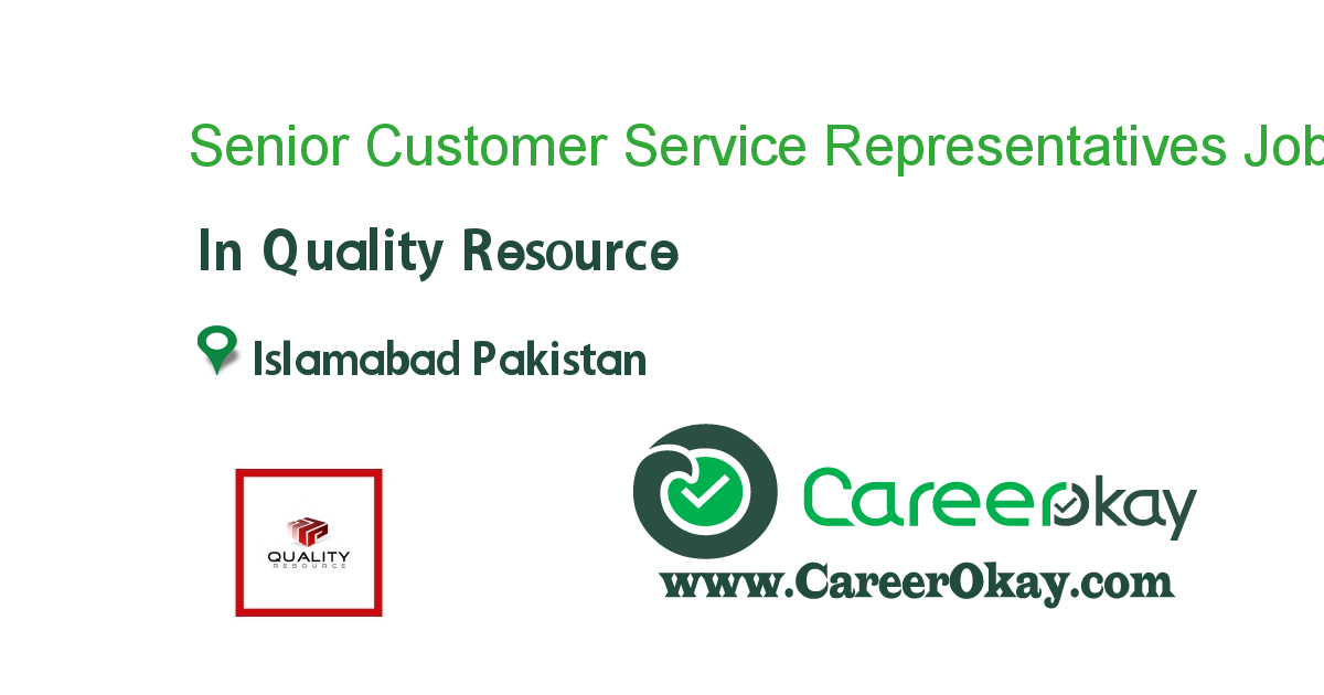 Senior Customer Service Representatives (Inbound)