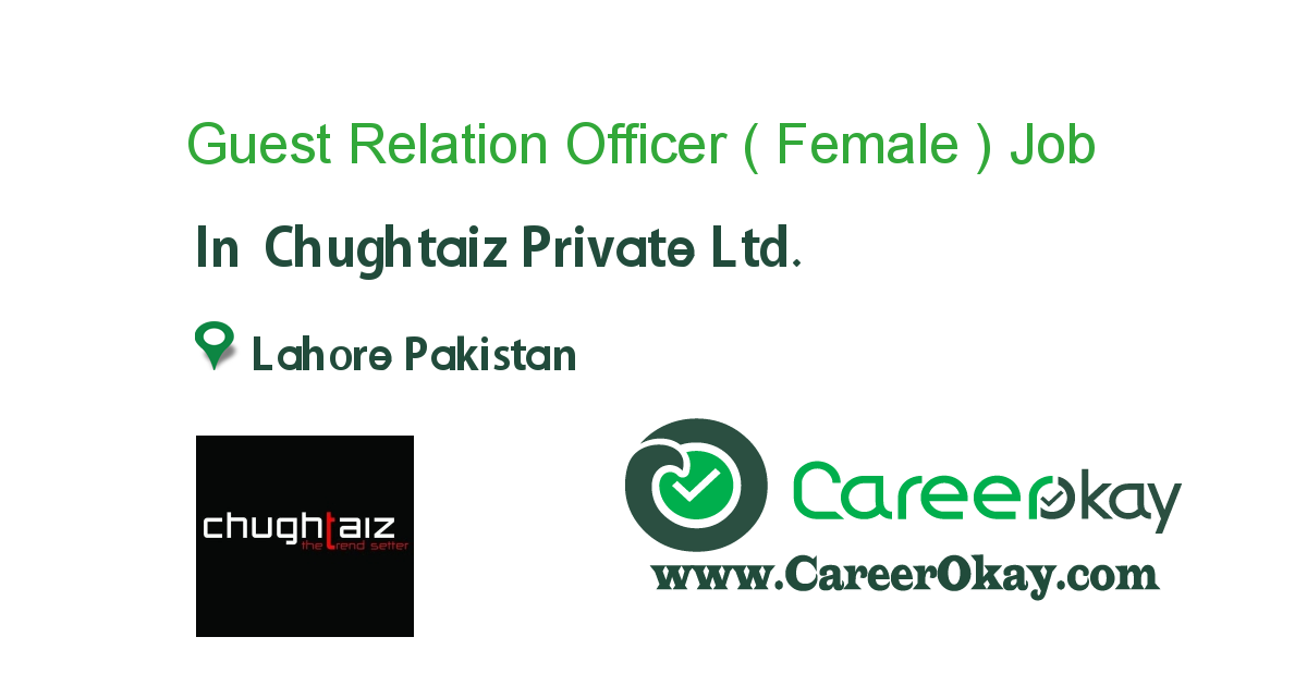 Guest Relation Officer ( Female ) 