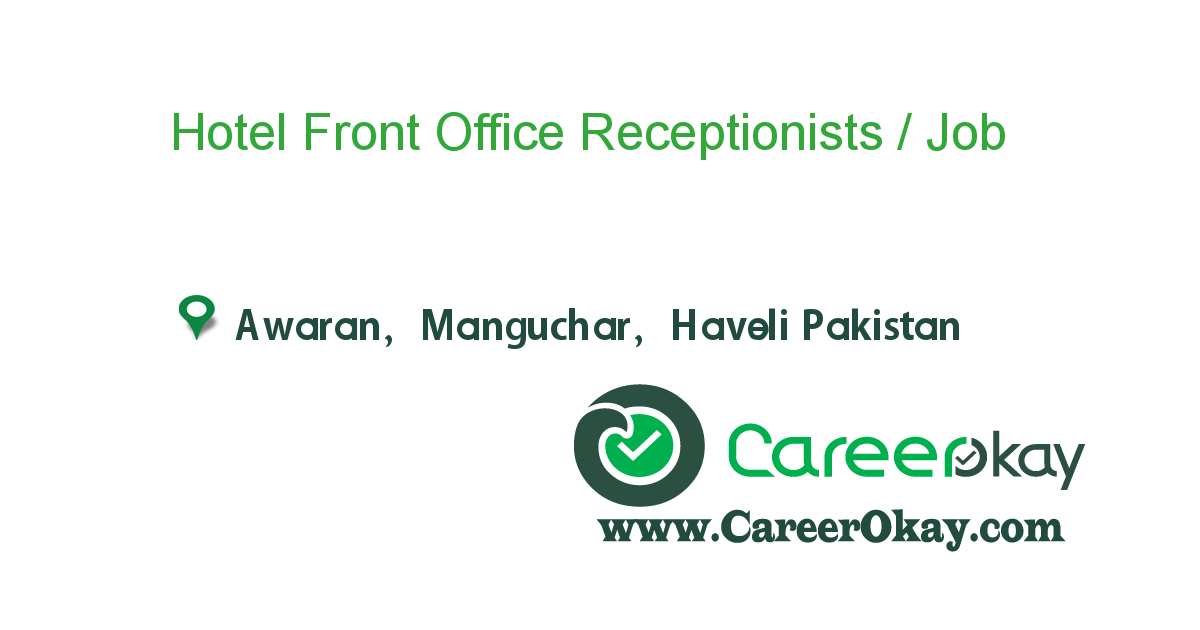 Hotel Front Office Receptionists / 