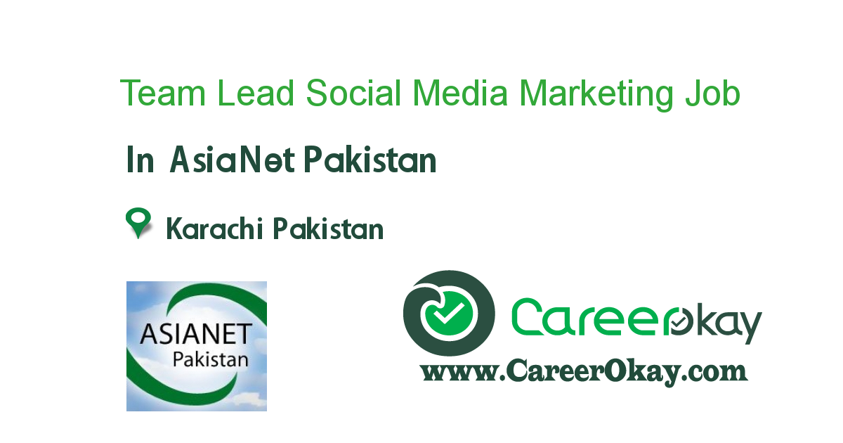 Team Lead Social Media Marketing