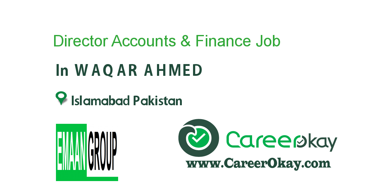 Director Accounts & Finance