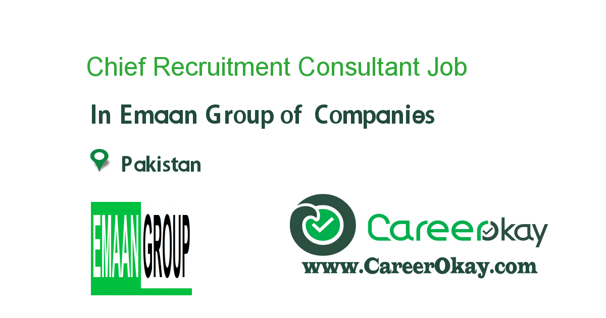 Chief Recruitment Consultant