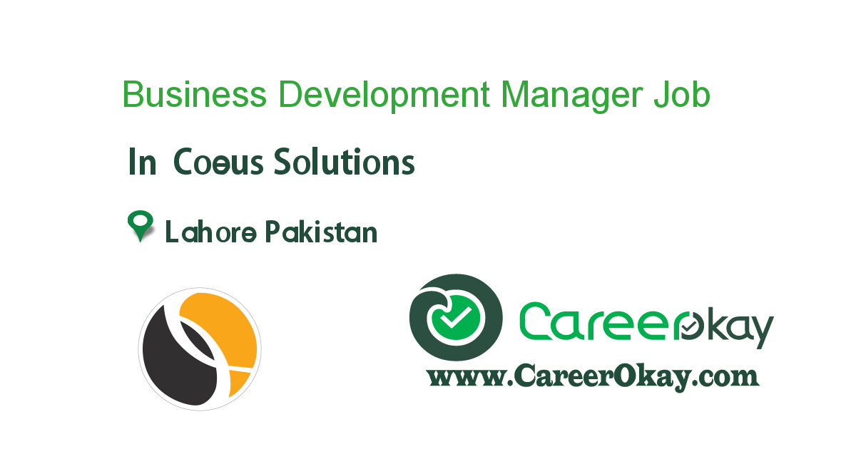 Business Development Manager 