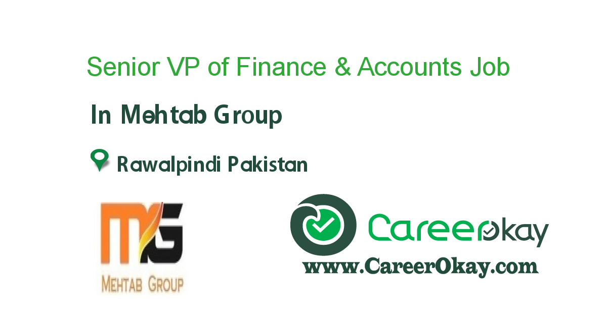 Senior VP of Finance & Accounts