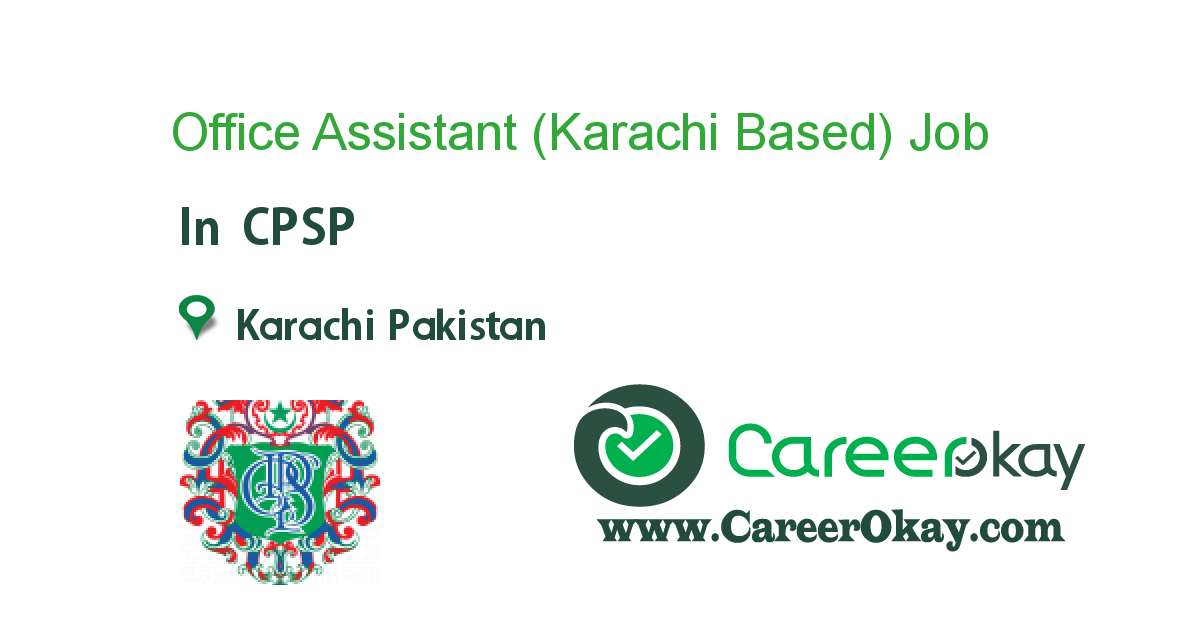 Office Assistant (Karachi Based)