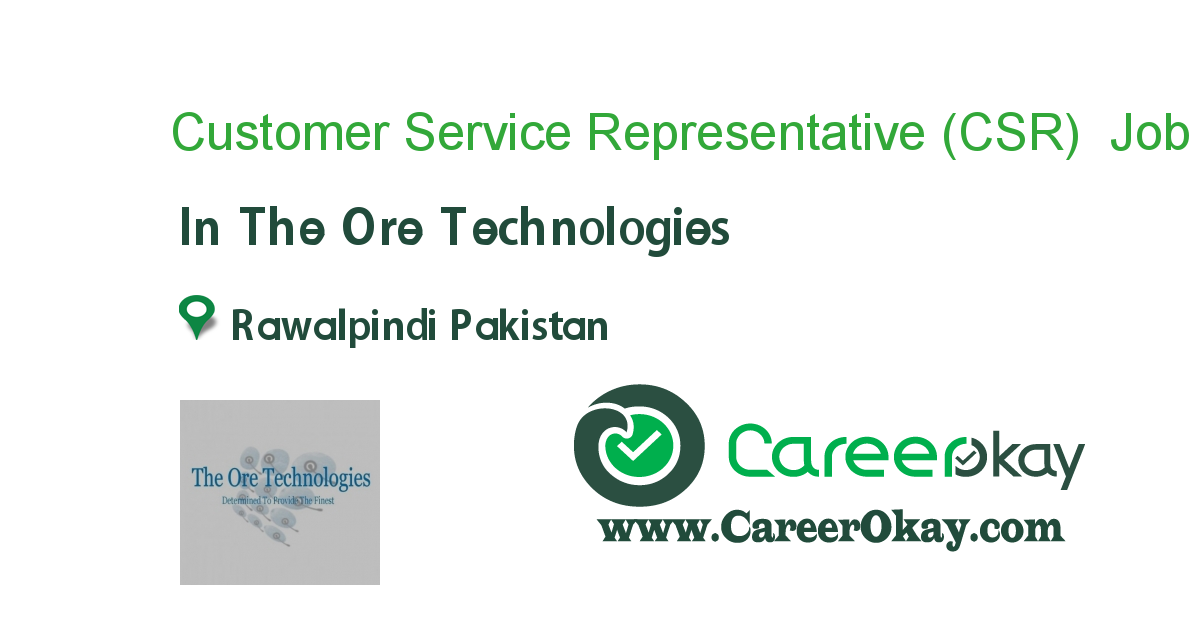 Customer Service Representative (CSR) Required