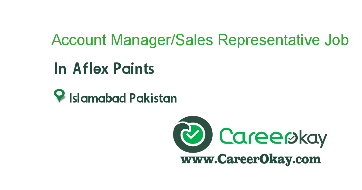 Account Manager/Sales Representative 