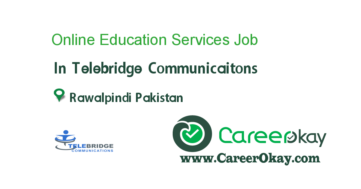 Online Education Services Representatives (Males/Females)