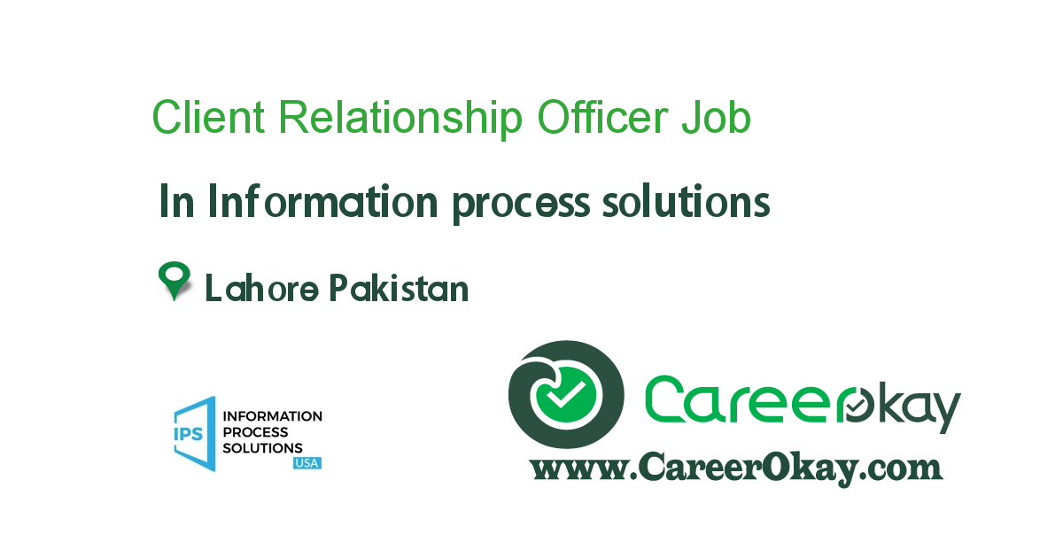 Client Relationship Officer 