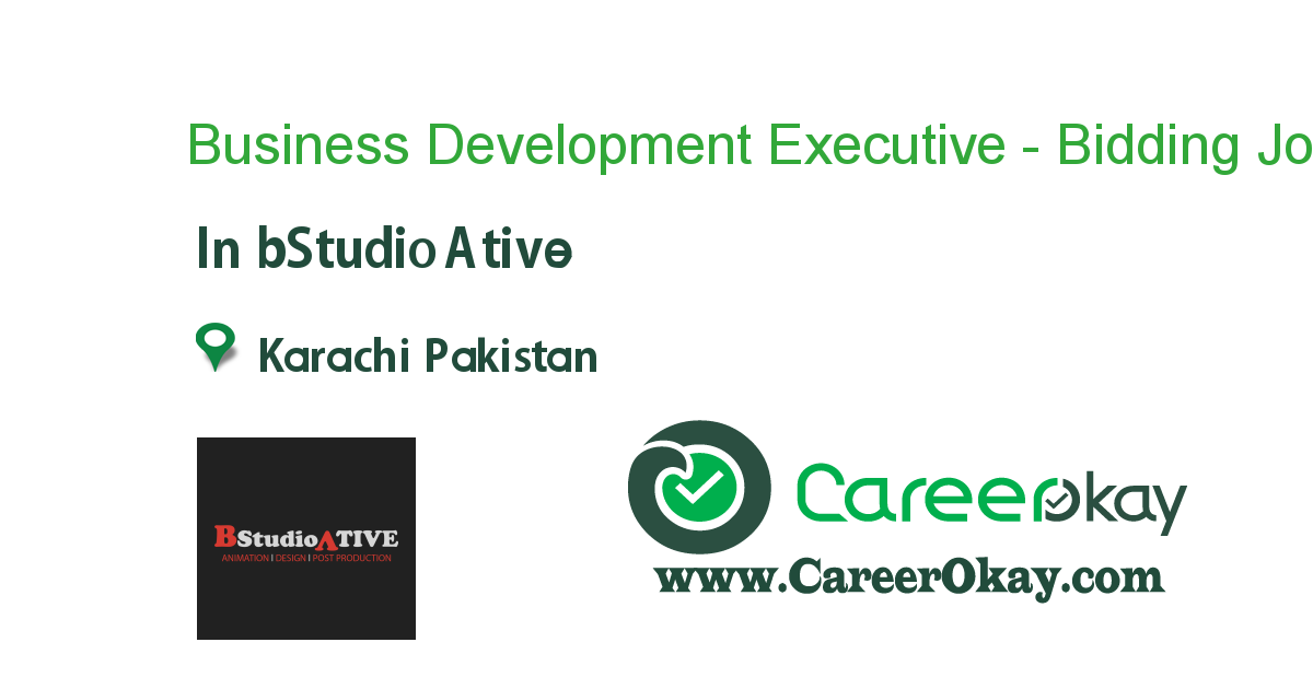 Business Development Executive - Bidding Expert