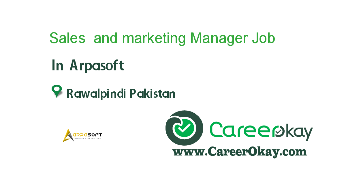 Sales and marketing Manager 