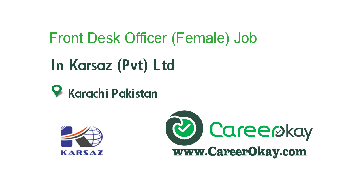 Front Desk Officer (Female)