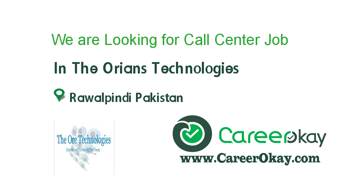 We are Looking for Call Center Representatives..!!