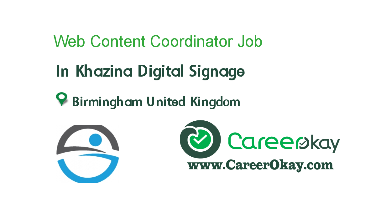 Web Content Coordinator
