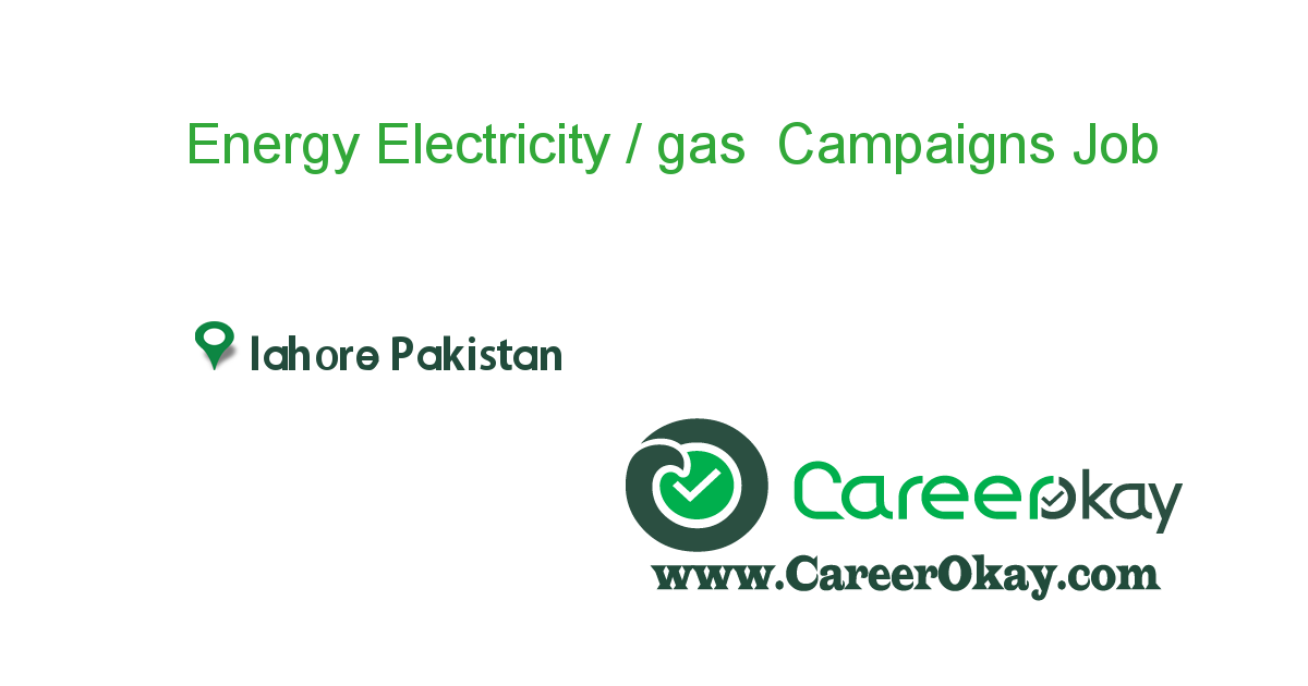 Energy Electricity / gas Campaigns agents