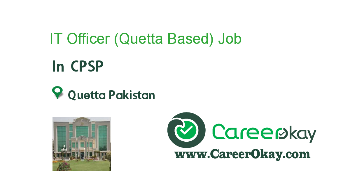 IT Officer (Quetta Based)