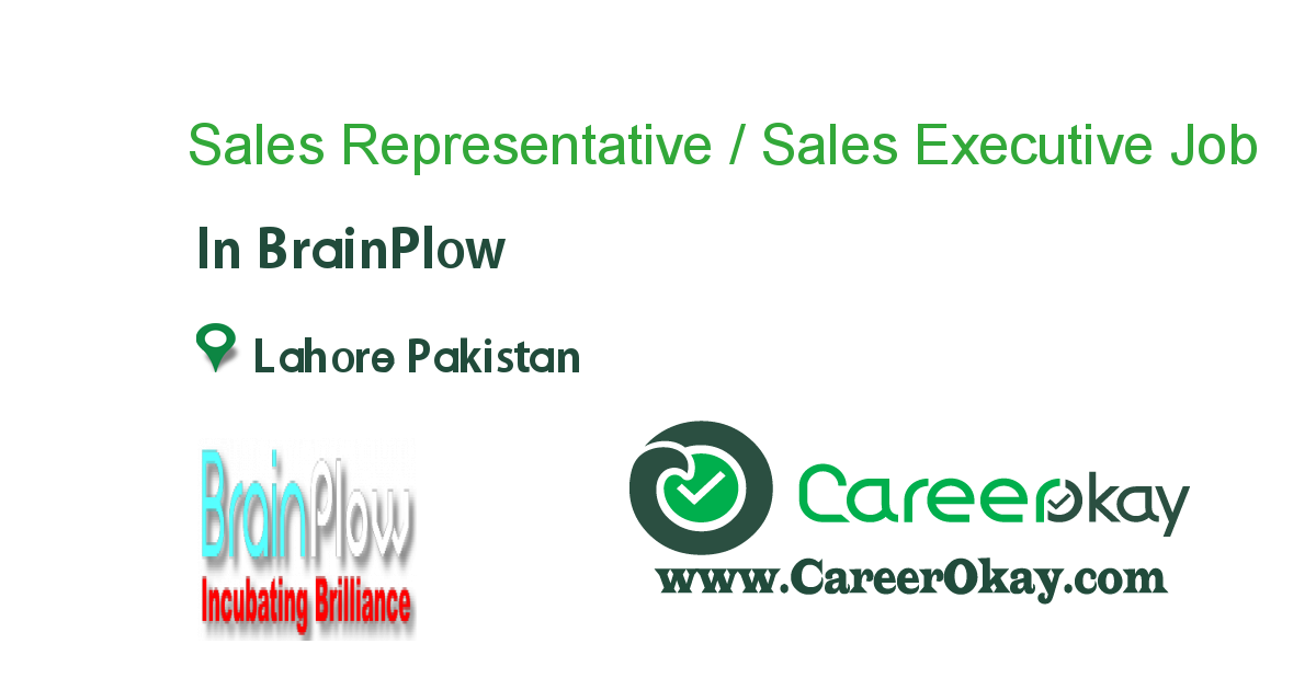 Sales Representative / Sales Executive