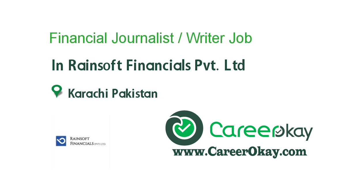 Financial Journalist / Writer