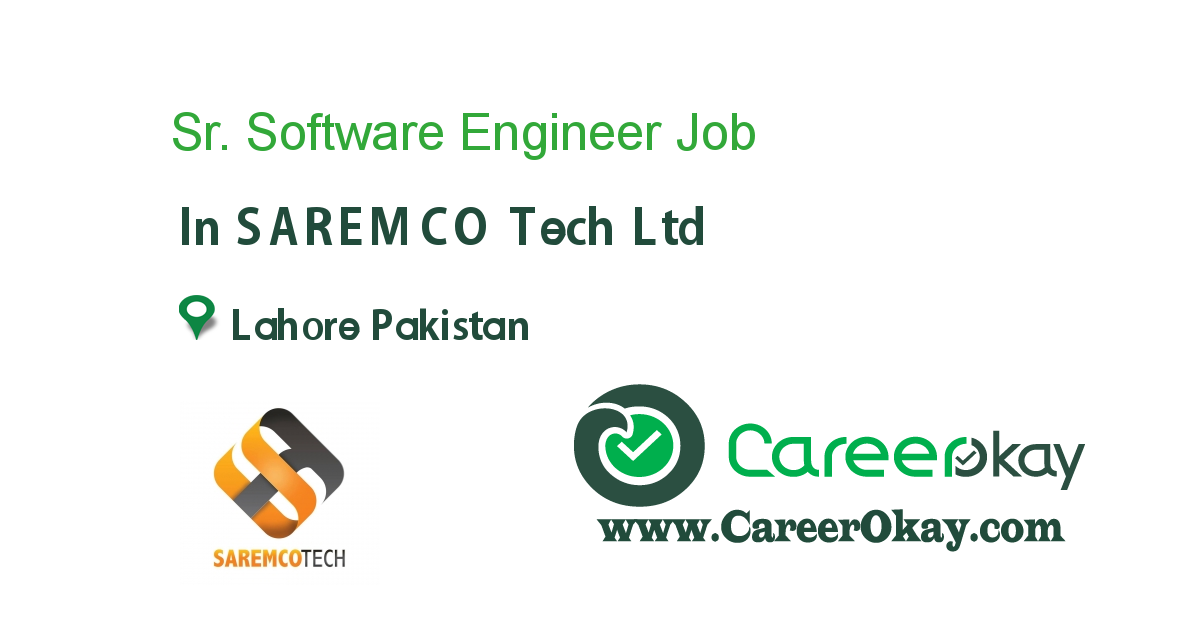 Sr. Software Engineer 