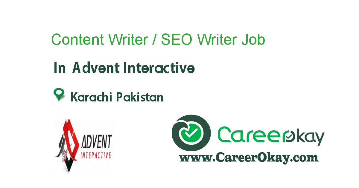 Content Writer / SEO Writer